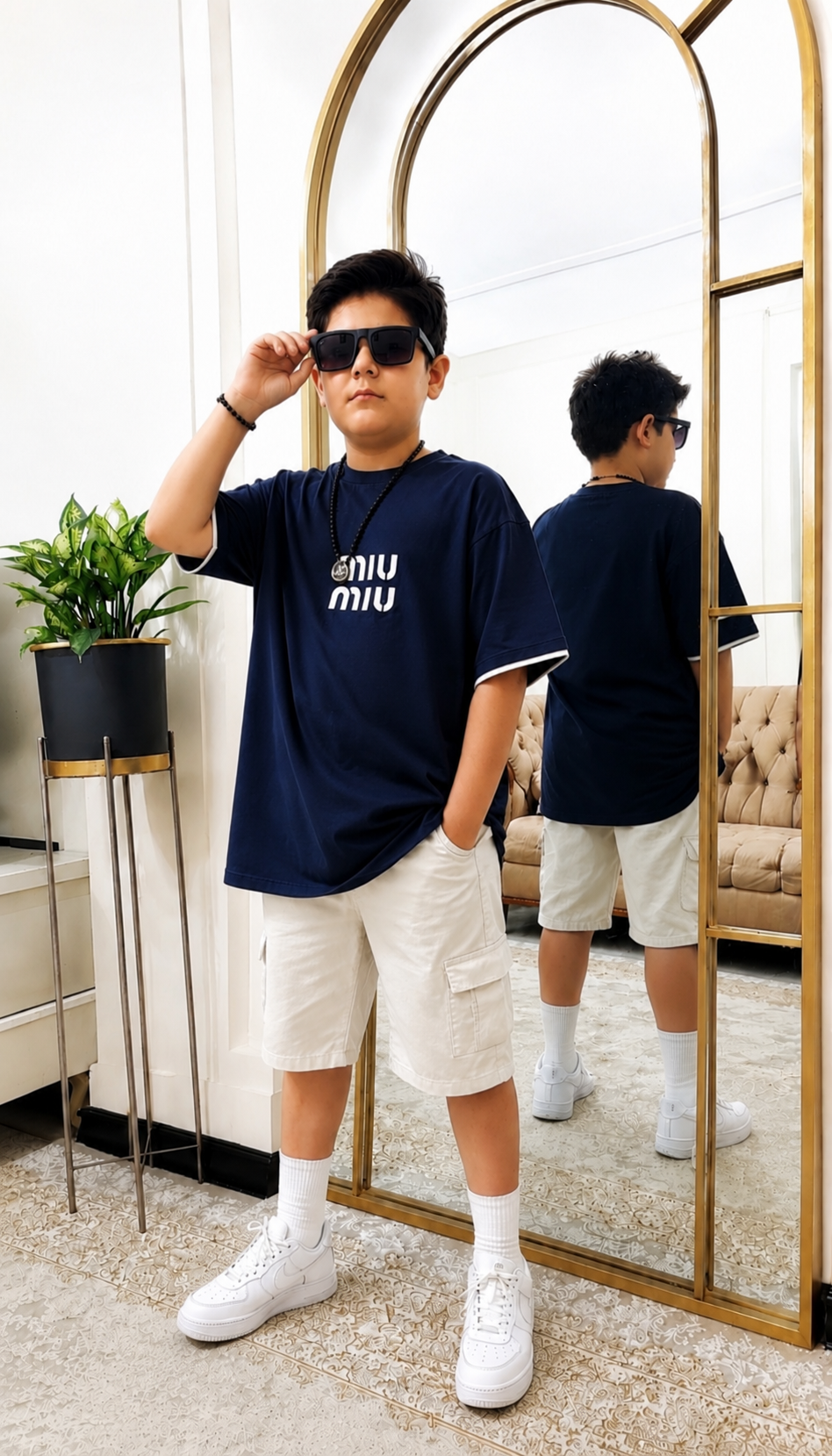 تیشرت پنبه miu